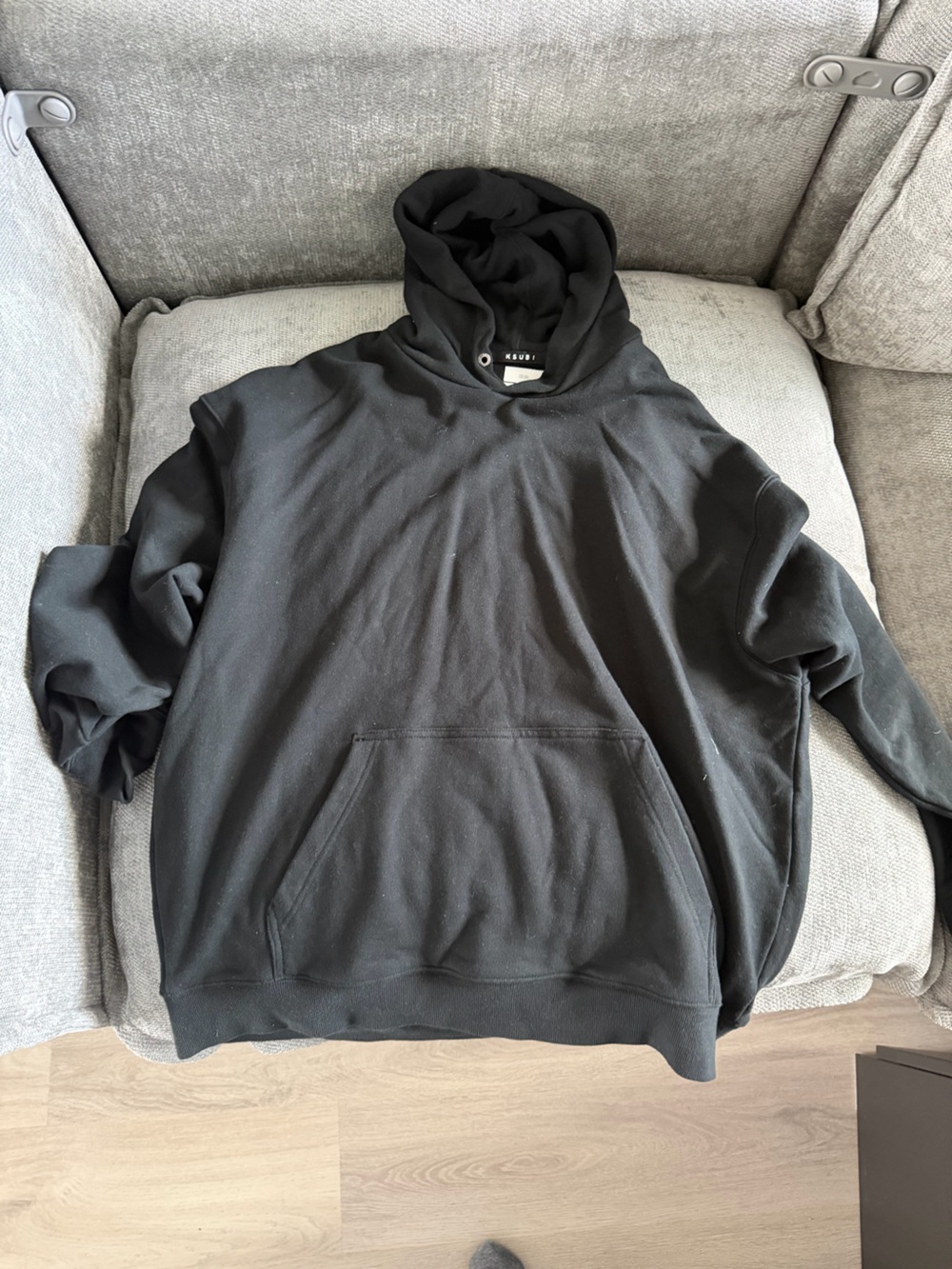 Ksubi Black Pullover Hoodie